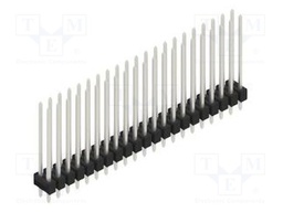 Connector: pin strips; pin header; male; PIN: 42; 2.54mm; THT; 2x21