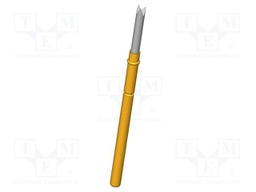 Test needle; Operational spring compression: 4mm; 5A; Ø: 1.3mm