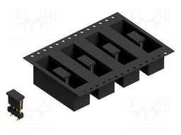 Connector: pin strips; pin header; male; PIN: 4; 2.54mm; SMT; 1x4