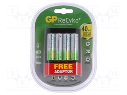 Charger: for rechargeable batteries; Ni-MH; Size: AA,AAA