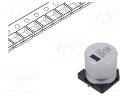 SMD Aluminium Electrolytic Capacitor, Radial Can - SMD, 10 µF, 400 V, EB Series, 5000 hours @ 105°C
