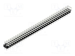 Connector: pin strips; pin header; male; PIN: 72; 2.54mm; THT; 2x36