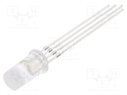 LED; 4.8mm; tricolour; red,blue,green; 750÷1120mcd; 500÷750mcd