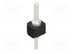 Connector: pin strips; pin header; male; PIN: 1; 2.54mm; THT; 1x1