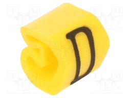 Markers for cables and wires; 1.3÷3mm; PVC; -30÷80°C; leaded