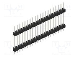 Connector: pin strips; pin header; male; PIN: 20; 2.54mm; THT; 1x20