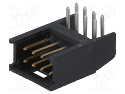 Socket; wire-board; male; AMPMODU MOD II; 2.54mm; PIN: 8; THT