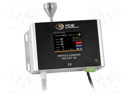 Meter: counter; Range: 0÷1000000ppm; Humid.range: 0÷100%RH; ±2%