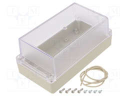 Enclosure: multipurpose; X: 85mm; Y: 165mm; Z: 70mm; Ritec; ABS; IP65
