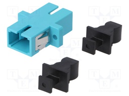 Connector: fiber optic; socket,coupler; simplex,multi mode (MM)