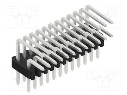 Connector: pin strips; pin header; male; PIN: 24; 1.27mm; THT; 2x12