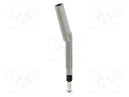Test socket; PA; L: 53.3mm; ways: 1; W: 6mm; H: 6.5mm; Body: grey