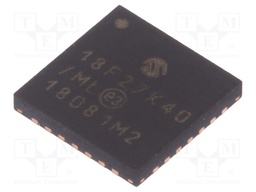 PIC microcontroller; Memory: 128kB; SRAM: 3.64kB; EEPROM: 1024B