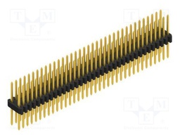 Connector: pin strips; pin header; male; PIN: 72; 1.27mm; THT; 2x36