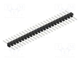 Connector: pin strips; pin header; male; PIN: 24; 2.54mm; SMT; 1x24