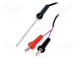 K-type temperature probe; -50÷750°C; Probe l: 80mm