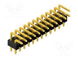 Connector: pin strips; pin header; male; PIN: 24; 2.54mm; THT; 2x12