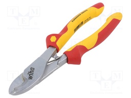 Pliers; insulated,side,cutting; for voltage works; steel; 210mm