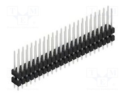 Connector: pin strips; pin header; male; PIN: 46; 2.54mm; THT; 2x23