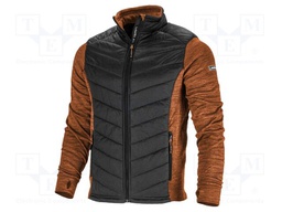 Sweatshirt; Size: XXXL; brown-black; furlined,quilted; 210g/m2