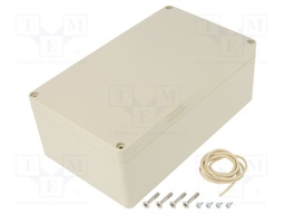 Enclosure: multipurpose; X: 125mm; Y: 165mm; Z: 55mm; Ritec; IP65
