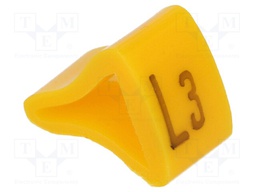 Markers for cables and wires; Label symbol: L3; 3÷6.5mm; H: 9mm