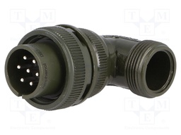 Connector: circular; Series: DS/MS; plug; male; PIN: 7; for cable