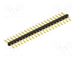 Connector: pin strips; pin header; male; PIN: 21; 2mm; SMT; 1x21