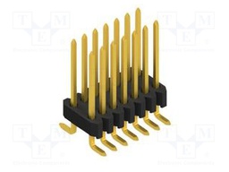 Connector: pin strips; pin header; male; PIN: 14; 1.27mm; SMT; 2x7