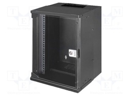 Enclosure: rack cabinet; Standard: 10"; SOHO PRO; 9U; black