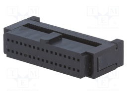 Plug; IDC; female; PIN: 34; IDC; for ribbon cable; 0.635mm