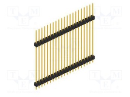Connector: pin strips; pin header; male; PIN: 21; 2.54mm; THT; 1x21