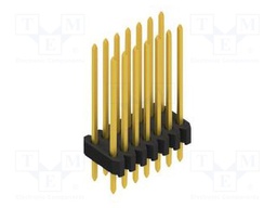 Connector: pin strips; pin header; male; PIN: 14; 1.27mm; THT; 2x7