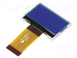 Display: LCD; graphical; 128x64; STN Negative; 52.5x32.7x5.3mm