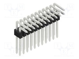 Connector: pin strips; pin header; male; PIN: 22; 1.27mm; THT; 2x11