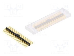 Connector: pin strips; pin header; male; PIN: 54; 2.54mm; SMT; 2x27