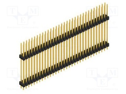 Connector: pin strips; pin header; male; PIN: 64; 2.54mm; THT; 2x32