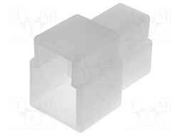 Terminals cover; male; for push-on 6.3mm connectors with lock