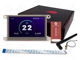 Display: TFT; 4.3"; 800x480; Window dimensions: 95.04x53.86mm