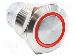 Switch: vandal resistant; Pos: 2; DPDT; 2A/24VDC; IP65; ON-(ON)