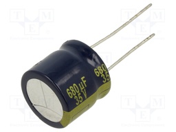 Electrolytic Capacitor, 680 µF, 35 V, EEUFC Series, ± 20%, Radial Leaded, 5000 hours @ 105°C
