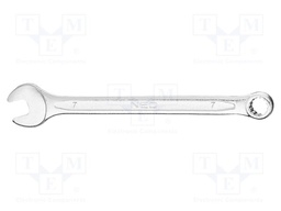 Wrench; combination spanner; 7mm; Chrom-vanadium steel; L: 110mm