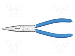 Pliers; half-rounded nose; induction hardened blades; universal
