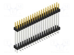 Connector: pin strips; pin header; male; PIN: 40; 2.54mm; SMT; 2x20