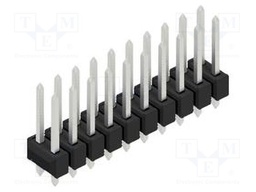 Connector: pin strips; pin header; male; PIN: 20; 2.54mm; THT; 2x10