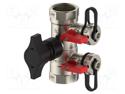 Service valve; G 1" internal x2,G 3/4" internal x2; 0÷120°C