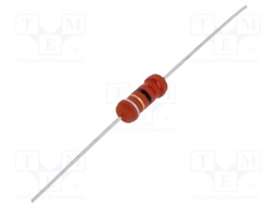 Resistor: metal film; fusible; THT; 22Ω; 2W; ±10%; Ø5x12mm; axial