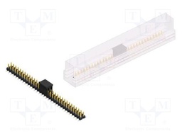 Connector: pin strips; pin header; male; PIN: 64; 2.54mm; SMT; 2x32