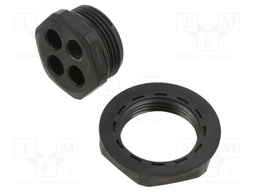 Multigate grommet; polycarbonate; Holes no: 4; -20÷100°C; UL94V-2