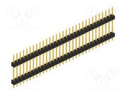 Connector: pin strips; pin header; male; PIN: 31; 2.54mm; THT; 1x31